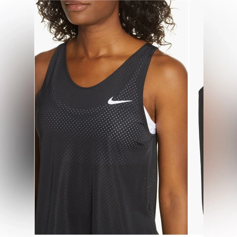 Nike Women's Dri-FIT Running Tank Top-Pink
